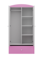 Armadio 2 ante per Bambini Babydreams rosa - Kocot Kids