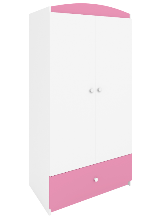 Armadio 2 ante per Bambini Babydreams rosa - Kocot Kids