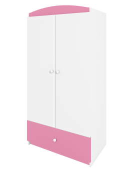 Armadio 2 ante per Bambini Babydreams rosa - Kocot Kids