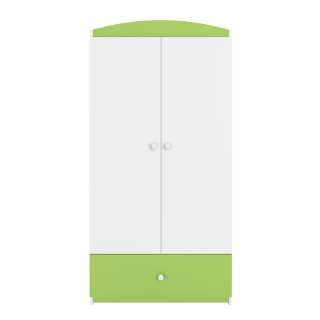 Children's 2-Door Wardrobe Babydreams green - Kocot Kids