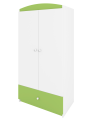 Children's 2-Door Wardrobe Babydreams green - Kocot Kids