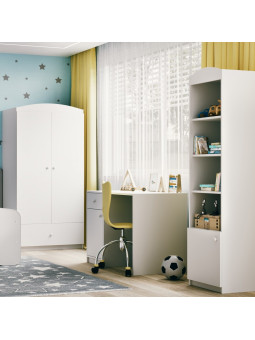 Children's Narrow Bookcase Babydreams white - Kocot Kids