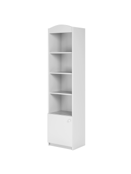 Children's Narrow Bookcase Babydreams white - Kocot Kids