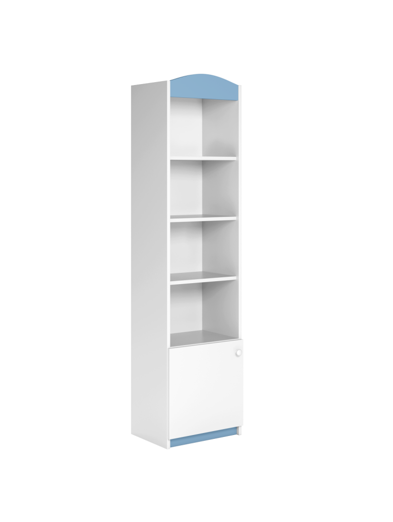 Children's Narrow Bookcase Babydreams light blue - Kocot Kids