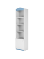 Children's Narrow Bookcase Babydreams light blue - Kocot Kids