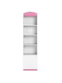 Girls Children's Narrow Bookcase Babydreams pink - Kocot Kids