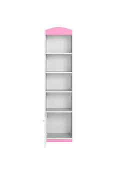 Girls Children's Narrow Bookcase Babydreams pink - Kocot Kids