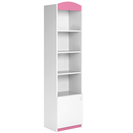 Girls Children's Narrow Bookcase Babydreams pink - Kocot Kids