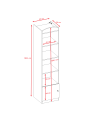 Children's Narrow Bookcase Babydreams light blue - Kocot Kids