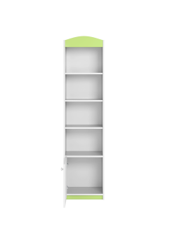 Children's Narrow Bookcase Babydreams green - Kocot Kids