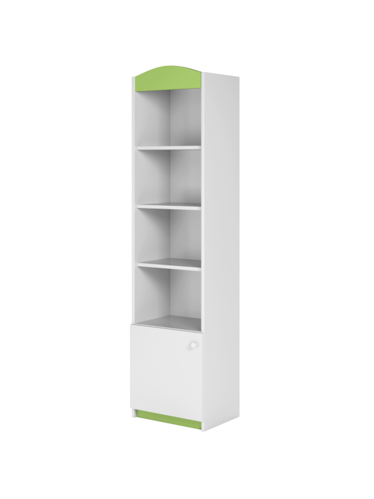 Children's Narrow Bookcase Babydreams green - Kocot Kids