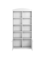 Children's Wide Double Bookcase Babydreams white - Kocot Kids