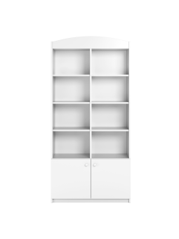Libreria doppia ampia per Bambini Babydreams bianca - Kocot Kids
