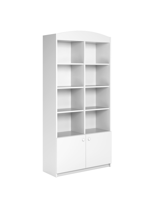 Libreria doppia ampia per Bambini Babydreams bianca - Kocot Kids