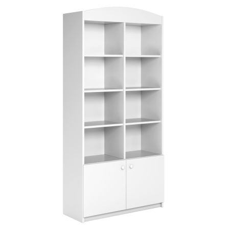 Libreria doppia ampia per Bambini Babydreams bianca - Kocot Kids