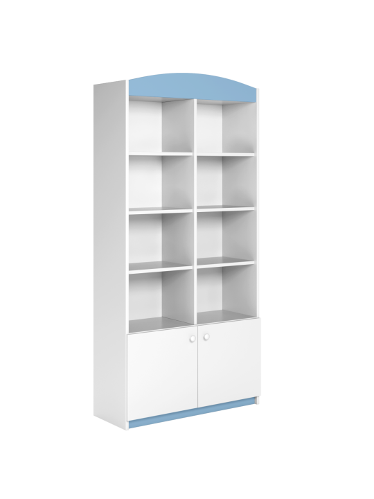 Libreria doppia per Bambini Babydreams azzurra - Kocot Kids