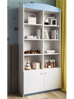 Libreria doppia per Bambini Babydreams azzurra - Kocot Kids