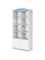 Children's Wide Bookcase Babydreams light blue - Kocot Kids