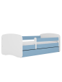 Letto Singolo per Bambini Ragazzi Babydreams in Legno Azzurro - Kocot Kids