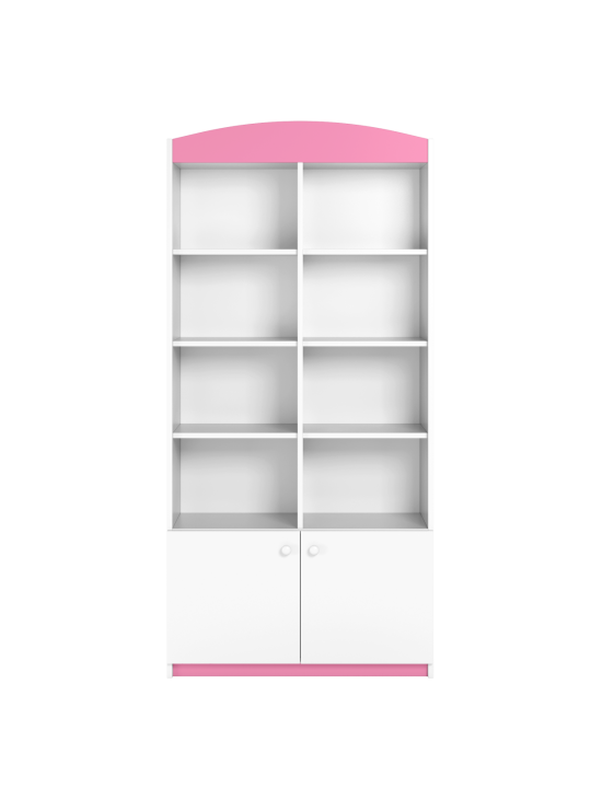 Children's Wide Bookcase Babydreams pink - Kocot Kids
