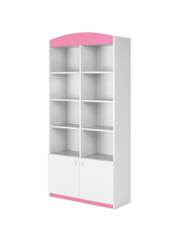 Children's Wide Bookcase Babydreams pink - Kocot Kids