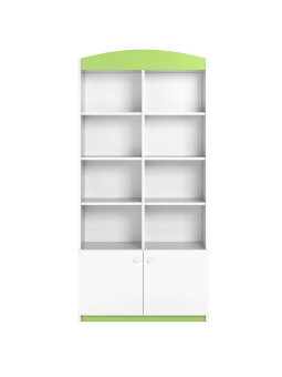 Libreria doppia per Bambini Babydreams verde - Kocot Kids