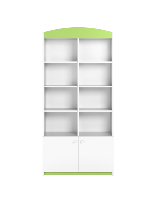 Libreria doppia per Bambini Babydreams verde - Kocot Kids