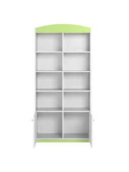 Libreria doppia per Bambini Babydreams verde - Kocot Kids