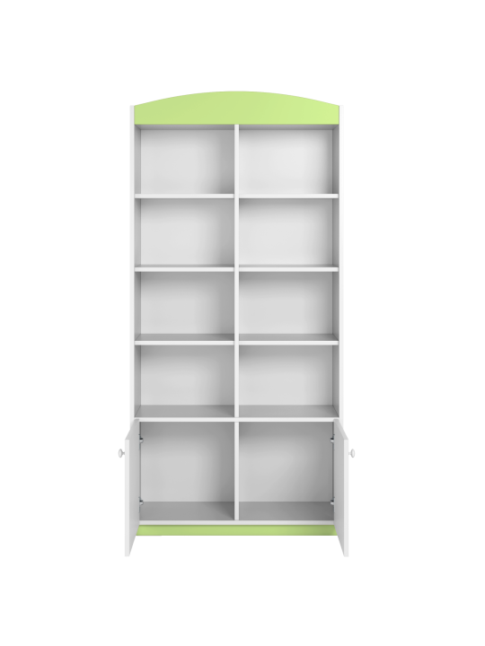 Libreria doppia per Bambini Babydreams verde - Kocot Kids