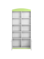 Children's Wide Bookcase Babydreams green - Kocot Kids
