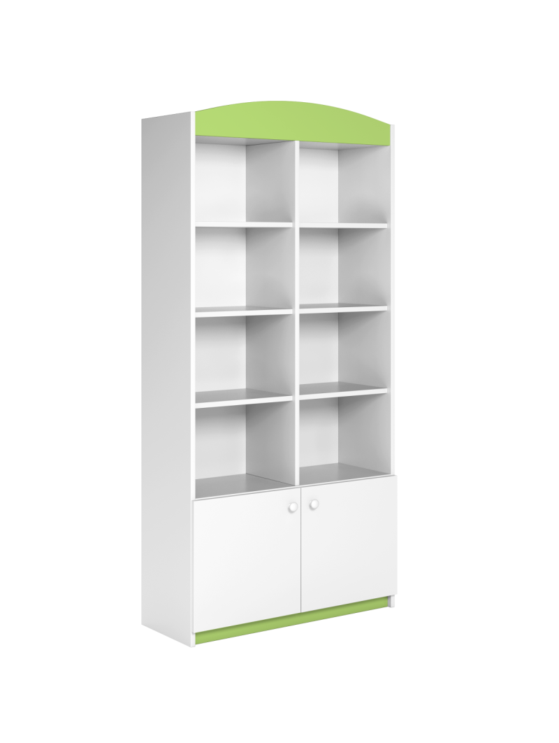 Children's Wide Bookcase Babydreams green - Kocot Kids