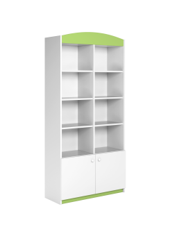Children's Wide Bookcase Babydreams green - Kocot Kids