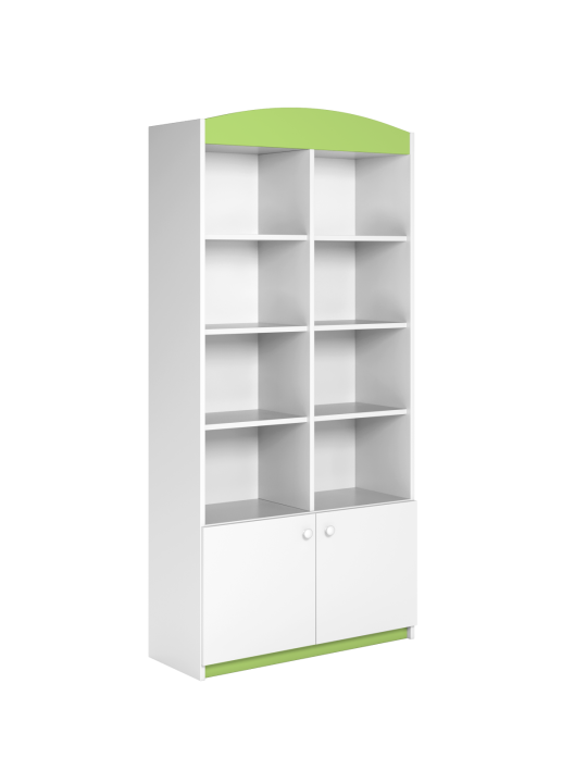 Libreria doppia per Bambini Babydreams verde - Kocot Kids