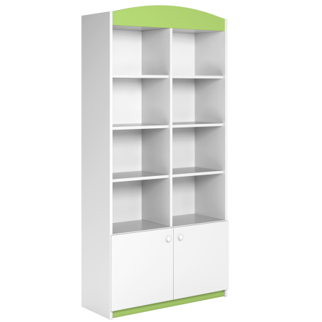 Children's Wide Bookcase Babydreams green - Kocot Kids