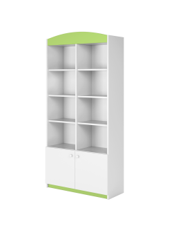 Libreria doppia per Bambini Babydreams verde - Kocot Kids