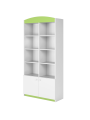 Children's Wide Bookcase Babydreams green - Kocot Kids
