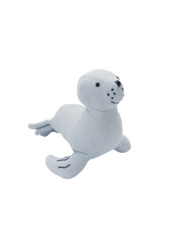 Giocattolo Foca Piccola in Lino Azzurro