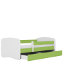 Letto Singolo per Bambini Babydreams in Legno Verde - Kocot Kids