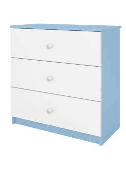 Cassettiera per bambini Babydreams in legno azzurro - Kocot Kids