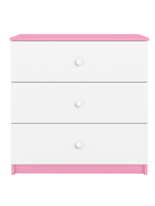 Cassettiera per bambine ragazze Babydreams in legno rosa - Kocot Kids