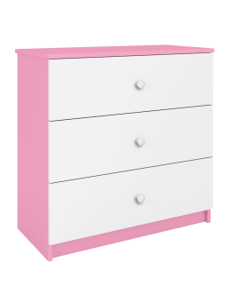 Cassettiera per bambine ragazze Babydreams in legno rosa - Kocot Kids