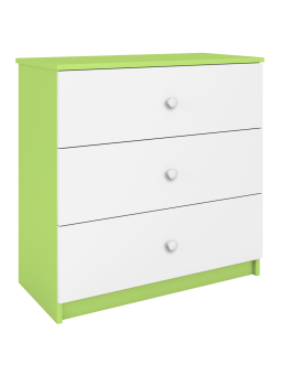 Cassettiera per bambini Babydreams in legno verde - Kocot Kids