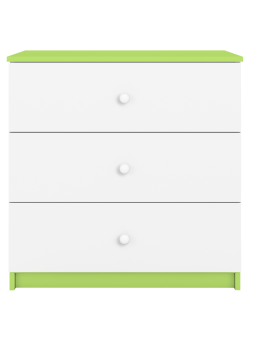 Children's chest of drawers Babydreams green - Kocot Kids