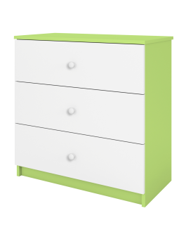 Children's chest of drawers Babydreams green - Kocot Kids