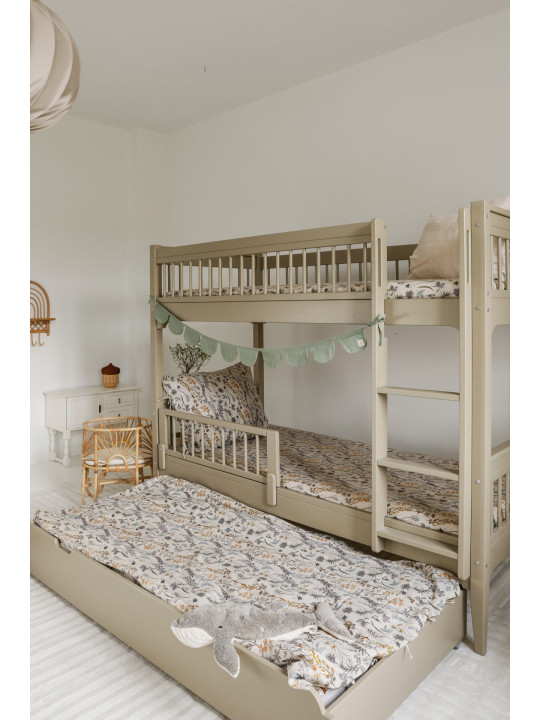 Letto a castello per bambini Carmela verde salvia – Inmondo