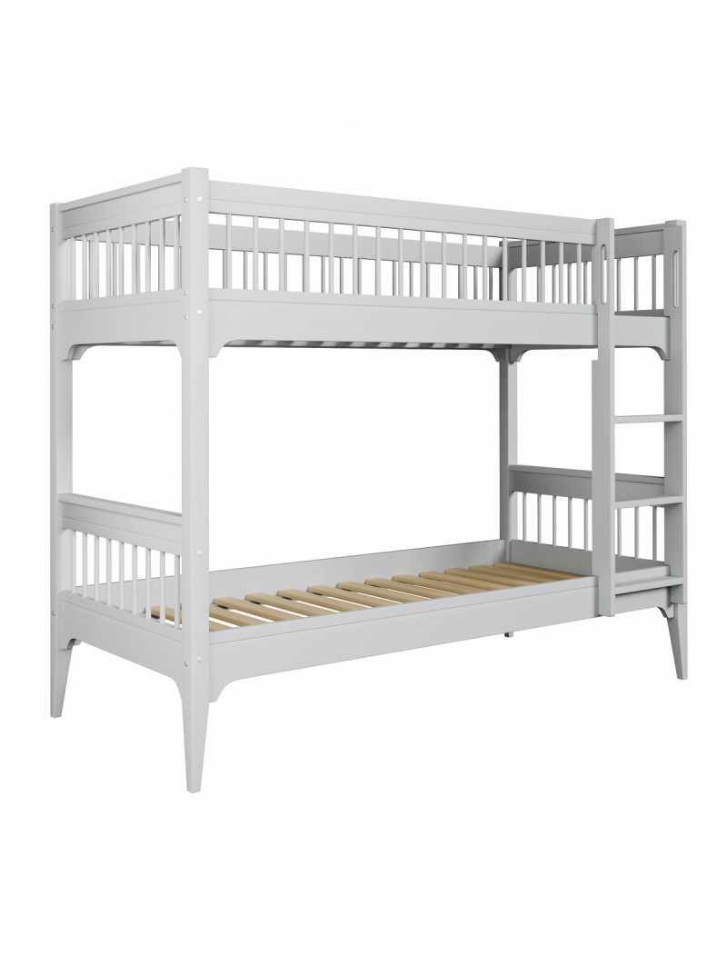 Children's Carmela light grey Bunk Bed – Inmondo