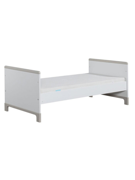 Children's bedroom Cot Bed 140x70 in white and grey or pink Pine Wood - Mini Collection