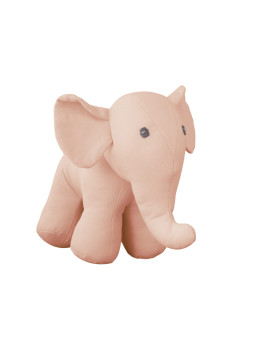 Pink Elephant Canvas Soft Toy