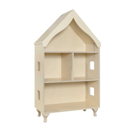 Children's Loren natural wood cabinet bookcase – Inmondo