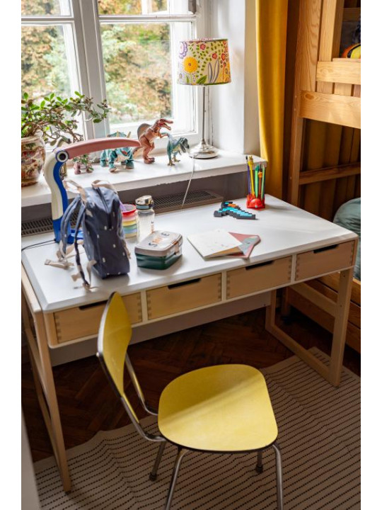 Funflex children's white height adjustable desk – Inmondo